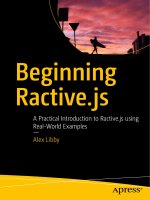 Beginning Ractive.js A Practical Introduction to Ractive.js using Real-World Examples