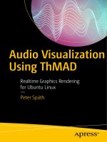 Audio visualization using ThMAD realtime graphics rendering for Ubuntu Linux