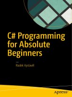 C# programming for absolute beginners