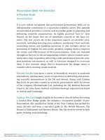 Presentation Skills for Scientists A Practical Guide