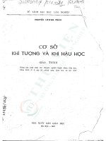 Cơ sở khí tượng và khí hậu học