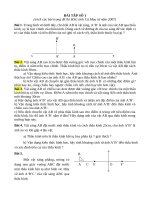 Bài tập tự luyện bồi dưỡng HSG Vật lý 9 (số 1)