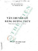 Vận chuyển gỗ bằng Đường thủy