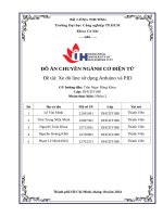 IUH | ĐỒ ÁN CHUYÊN NGÀNH CƠ ĐIỆN TỬ | Xe dò line sử dụng Arduino và PID