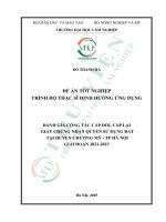 Đánh giá công tác cấp Đổi, cấp lại giấy chứng nhận quyền sử dụng Đất tại huyện chương mỹ   tp hà nội giai Đoạn 2021 2023