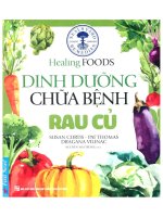 Dinh dưỡng chữa bệnh rau củ  susan 2019