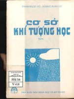 Cơ sở khí tượng học  tập 1, tính chất chung và cấu tạo của khí quyển