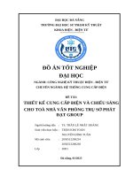 Thiết kế cung cấp Điện và chiếu sáng cho toà nhà văn phòng trụ sở phát Đạt group