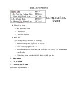 IUH | Báo cáo Nhóm 1 | Mạch khuyếch đại dùng BJT