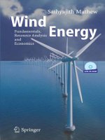 Wind energy fundamentals, resource analysis and economics