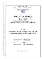 Xây dựng Ứng dụng cho thuê nhà và phòng trọ trực tuyến tại Đà nẵng