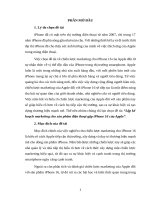 Tiểu luận QTMKT - Lập kế hoạch marketing cho sản phẩm điện thoại gập iPhone 16 của Apple