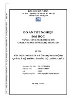 Xây dựng website và Ứng dụng di Động quản lý hệ thống Áo bảo hộ chống cháy
