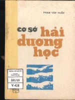 Cơ sở hải dương học