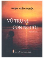 Vũ trụ và con người nghiên cứu