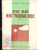Cơ sở khí tượng học  tập 2, bức xạ và chế Độ nhiệt của khí quyển và mặt Đất