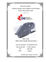 IUH | TIỂU LUẬN | CÔNG NGHỆ CHẾ TẠO MÁY 1