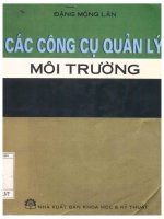 Các công cụ quản lý môi trường