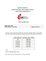 IUH | Báo cáo học máy | Giải bài tập học máy