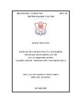 Đánh giá mức Độ hài lòng của người bệnh nội soi Đại tràng không gây mê