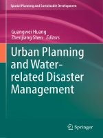 Urban planning and water related disaster management