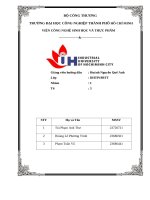 IUH | Tiểu luận phụ gia thực phẩm | Bài 5: ENZYME