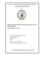 IUH | Báo cáo thực hành Quá trình và Thiết bị hóa học | Bơm ly tâm
