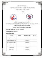 IUH | ĐỒ ÁN MÔN HỌC CHI TIẾT MÁY | THIẾT KẾ VÀ CHẾ TẠO MÁY TÁCH VỎ ĐẬU XANH