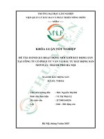 Đánh giá hoạt Động môi giới bất Động sản tại công ty cổ phần tư vấn và Đầu tư bất Động sản newway, thành phố hà nội