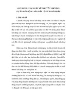 Pháp luật về chuyển nhượng dự án bất động sản, bất cập và kiến nghị hoàn thiện