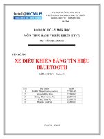 Đồ Án xe Điều khiển bằng tín hiệu bluetooth