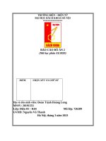 Các phần tử mạch của các mặt cắt ngang với các trục Đồng thời