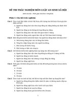 Bộ Đề 100 câu thi môn luật an sinh xã hội