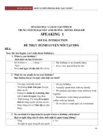 VSTEP | 10 Đề SPEAKING | luyện nói ở nhà có gợi ý