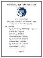 Đề tài 1 quá trình thống nhất Đất nước về mặt nhà nước của việt nam sau tháng 4 – 1975