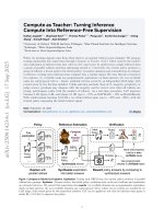 Compute as teacher turning inference compute into reference free supervision