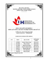 IUH | BÁO CÁO GIỮA KÌ KỸ NĂNG CHUYÊN NGHIỆP DÀNH CHO KỸ SƯ