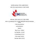 IUH | THỰC HÀNH VẬT LÝ THỰC PHẨM | XÁC ĐỊNH ĐỘ CỨNG CỦA THỰC PHẨM BẰNG PHƯƠNG PHÁP ĐÂM XUYÊN