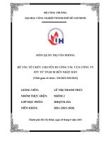 TỔ CHỨC CHUYẾN ĐI CÔNG TÁC CỦA CÔNG TY FPT TỪ TP.HCM ĐẾN NHẬT BẢN