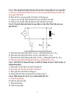 IUH | Trắc nghiệm ôn tập | An toàn điện | Có đáp án