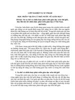Quản Lý Nhà Nước Về Giáo Dục