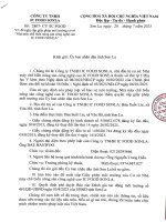 Báo cáo Đề xuất cấp giấy phép môi trường của cơ sở “nhà máy chế biến nông sản công nghệ cao ic food sonla”