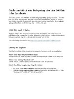 Cách tìm tất cả các bài quảng cáo của Đối thủ trên facebook