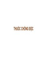 IUH - Bài giảng - Thuốc chống Độc