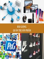 BÀI GIẢNG - QUẢN TRỊ SẢN PHẨM ( combo full slides 5 chương )