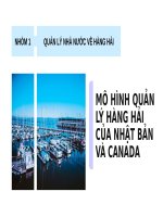 Mô hình quản lý hh của nhật bản & canada