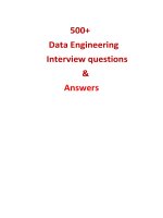 Data engineering interview questions