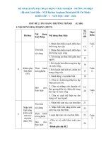 Kế hoạch bài dạy HĐTN-HN lớp 7 Chủ đề 2 Em Đang trưởng thành (Bộ sách cánh diều cv 5636)