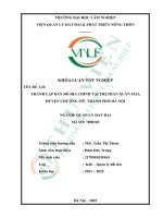 Thành lập bản Đồ Địa chính tại thị trấn xuân mai, huyện chương mỹ, thành phố hà nội