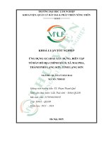 Ứng dụng gcadas xây dựng, biên tập tờ bản Đồ Địa chính số 10, xã mai pha, thành phố lạng sơn, tỉnh lạng sơn